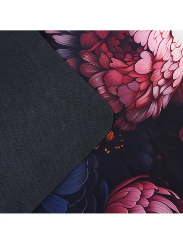 Коврик для дома Доляна Black Flowers, влаговпитывающий, 40&times;60 см