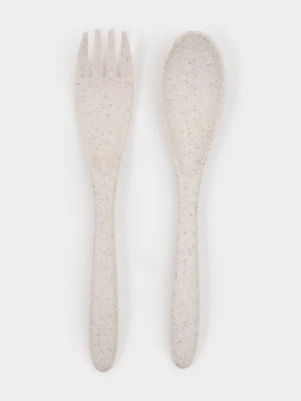 Ланч - бокс для еды Доляна, 3 секции, приборы, 1.3 л, 15.5&times;7.5&times;21.5 см, пластик, синий