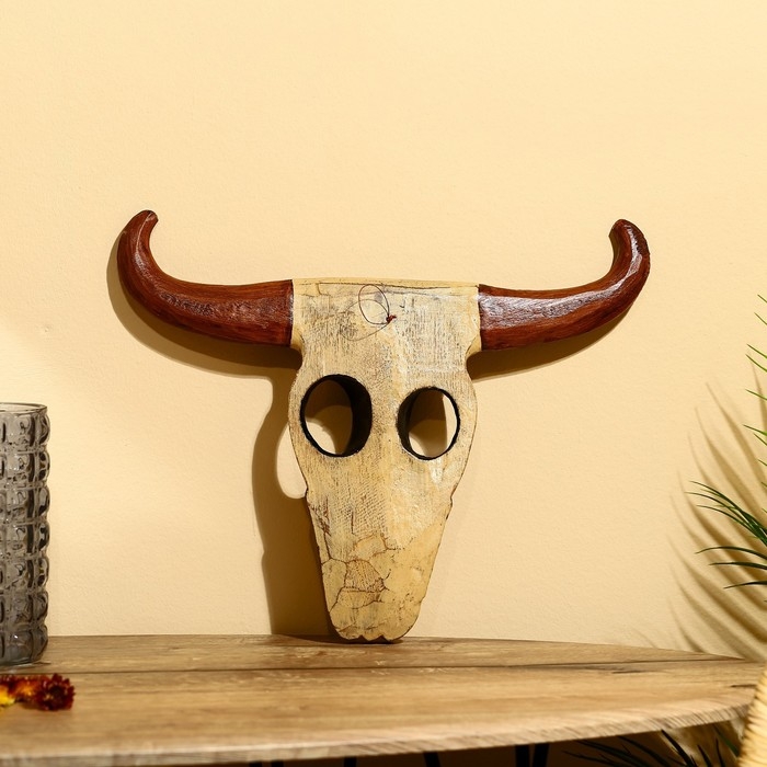 Маска «Буйвол», 35×5.5×26 см, албезия Маска «Буйвол», 35×5.5×26 см, албезия