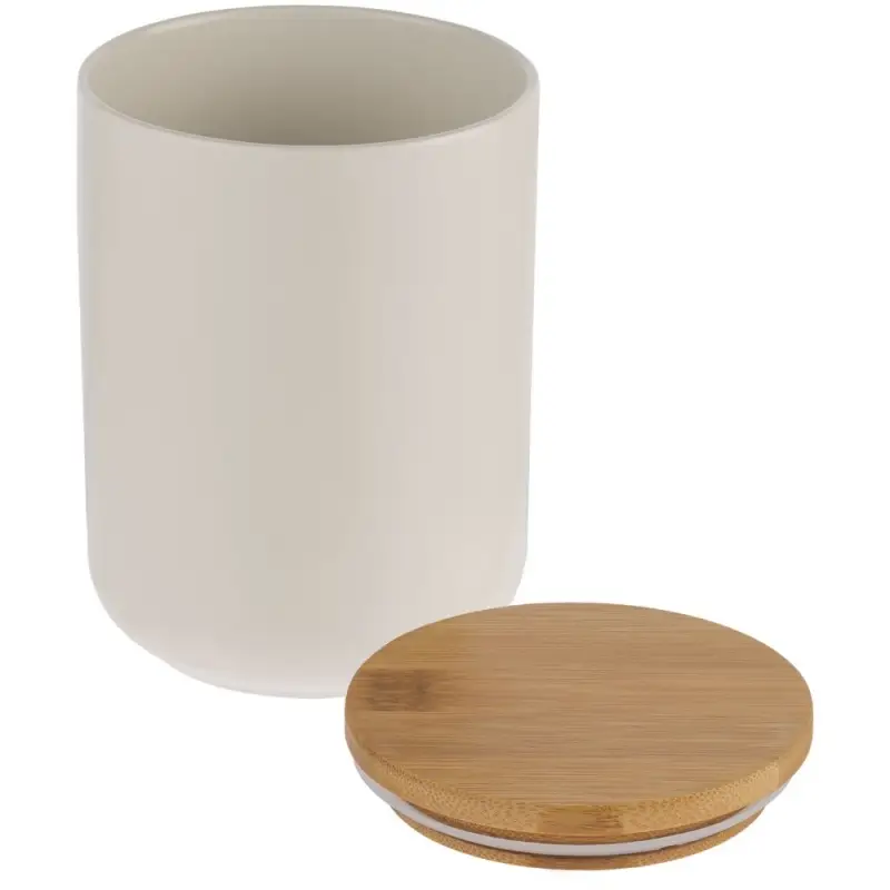 Банка для хранения Bambic с бамбуковой крышкой Банка для хранения Bambic с бамбуковой крышкой