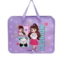 Папка с ручками &laquo;Модница&raquo;, А4, пластиковая, 70 мм, 322&times;256 мм