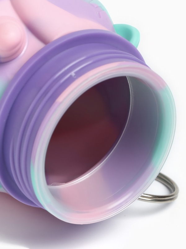 Бутылка для воды, 550 мл,  Бутылка для воды, 550 мл, "Единорог", складная, 19 х 8.5 см