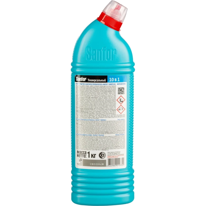 Средство для сантехники Sanfor универсал морской бриз 1000гр