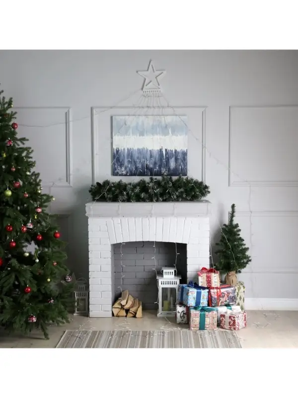 Светодиодная фигура &laquo;Комета&raquo; 3.5 м, пластик, 9 нитей, 31 В, свечение оранжевое