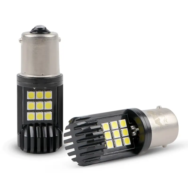 S123A T15 /белый/ (BA15S) 18SMD 3030 12-24V 1 contact, коробка 2 шт.