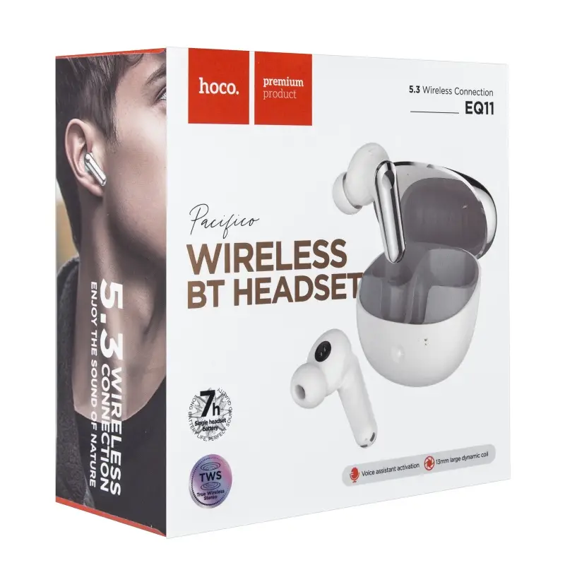 Гарнитура Wireless Headset EQ11 HOCO белая