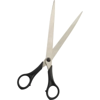 Ножницы Крамет 210мм Soft touch с симметричными ручками, черные Н-089