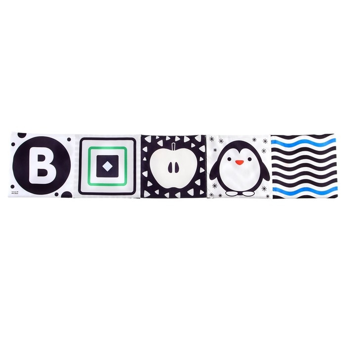 Мягкая книжка-бортик на кроватку по методике Г. Домана «Малыши», с шуршалкой Мягкая книжка-бортик на кроватку по методике Г. Домана «Малыши», с шуршалкой