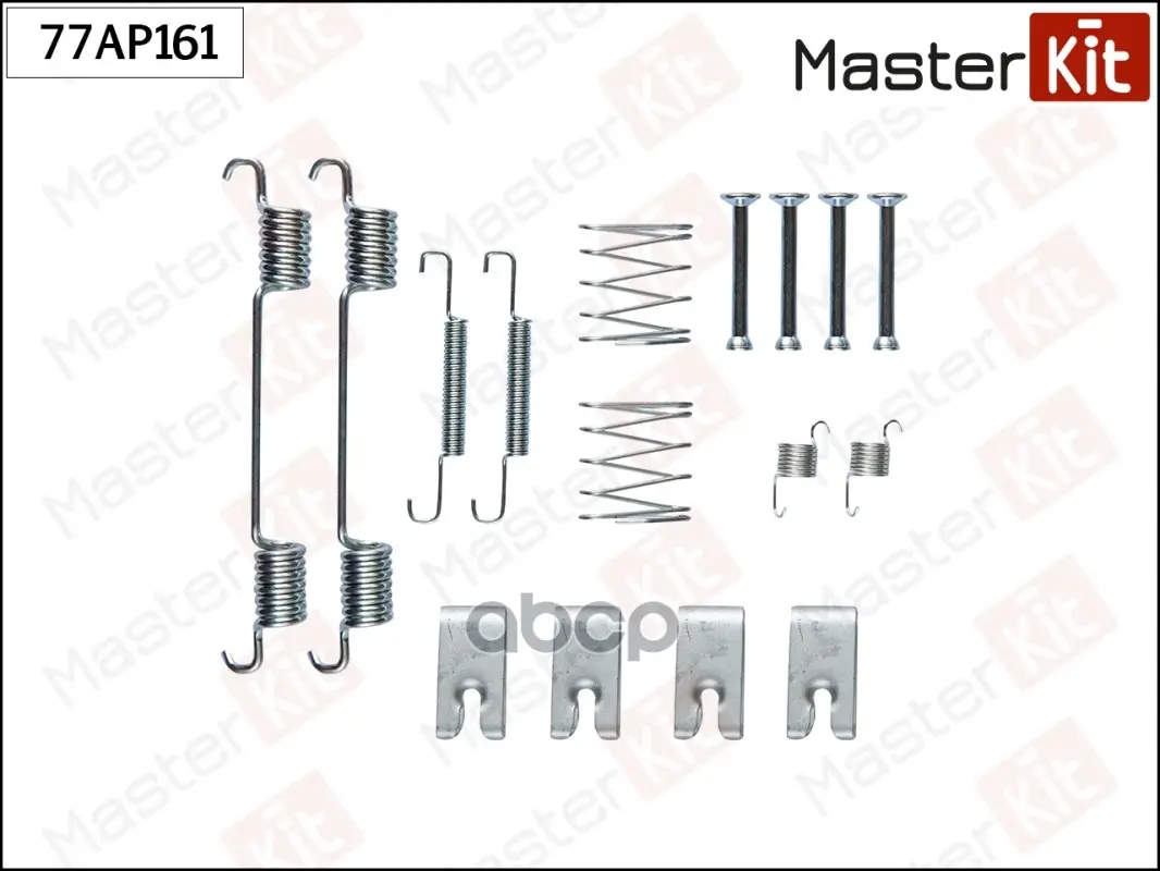 комплект установочный барабанных колодок MasterKit арт. 77AP161