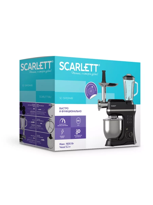 Многофункциональный планетарный миксер SC-SM10M49 Многофункциональный планетарный миксер SC-SM10M49