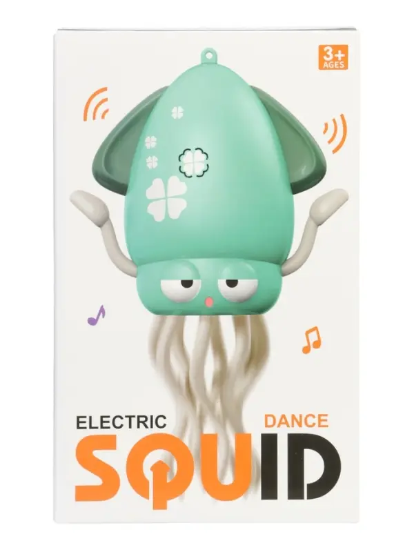Музыкальная игрушка  Музыкальная игрушка "Кальмар" свет, звук, танцует
