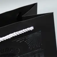 Пакет подарочный, упаковка, &laquo;Настоящий мужчина&raquo;, чёрный крафт, 23&times;27&times;11.5 см