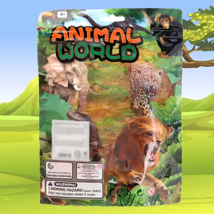 Набор животных «Животный мир», 2 фигурки Набор животных «Животный мир», 2 фигурки