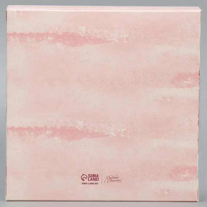 Кондитерская упаковка, коробка «Нежность», 14 х 14 х 3,5 см Кондитерская упаковка, коробка «Нежность», 14 х 14 х 3,5 см