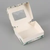 Коробка подарочная, самосборная &laquo;С Новым годом!&raquo;, 10&times;8&times;3.5 см