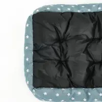 Лежанка для животных &laquo;Звезды&raquo;, 50&times;40&times;15 см, серая