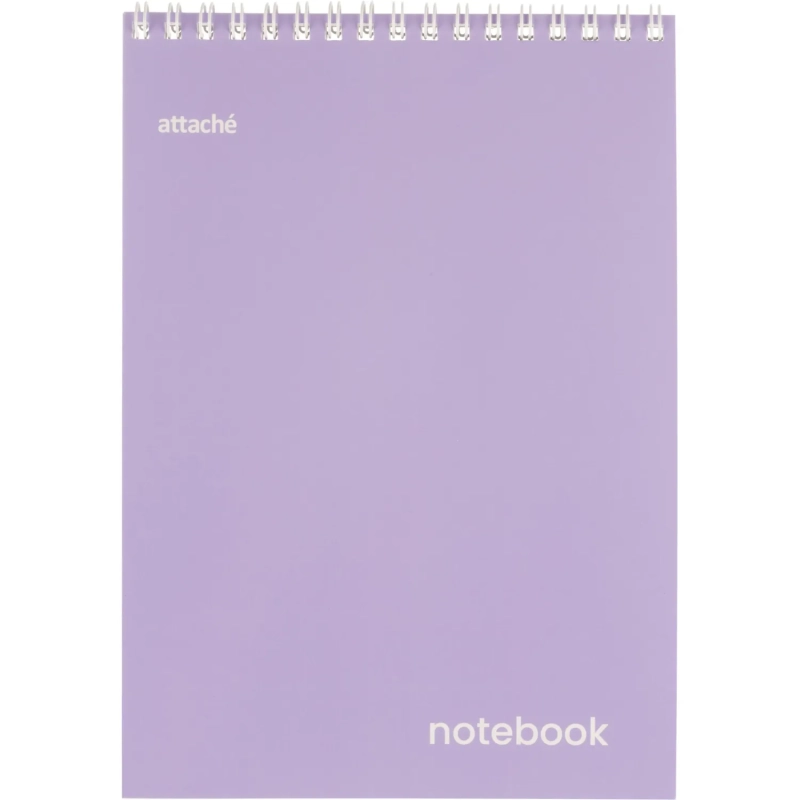 Блокнот Attache Акварель гребень картон А5 60л фиолет