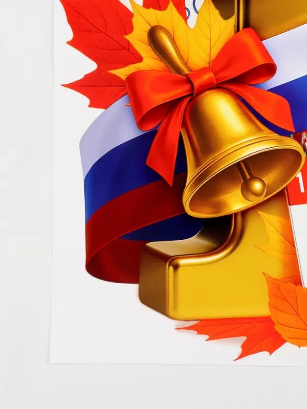 Плакат на 1 сентября &laquo;С днем знаний&raquo; 30&times;40 см