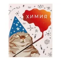 Предметная тетрадь по химии Calligrata &laquo;Животные мемы&raquo;, 36 листов, в клетку, со справочным материалом, обложка из мелованной бумаги
