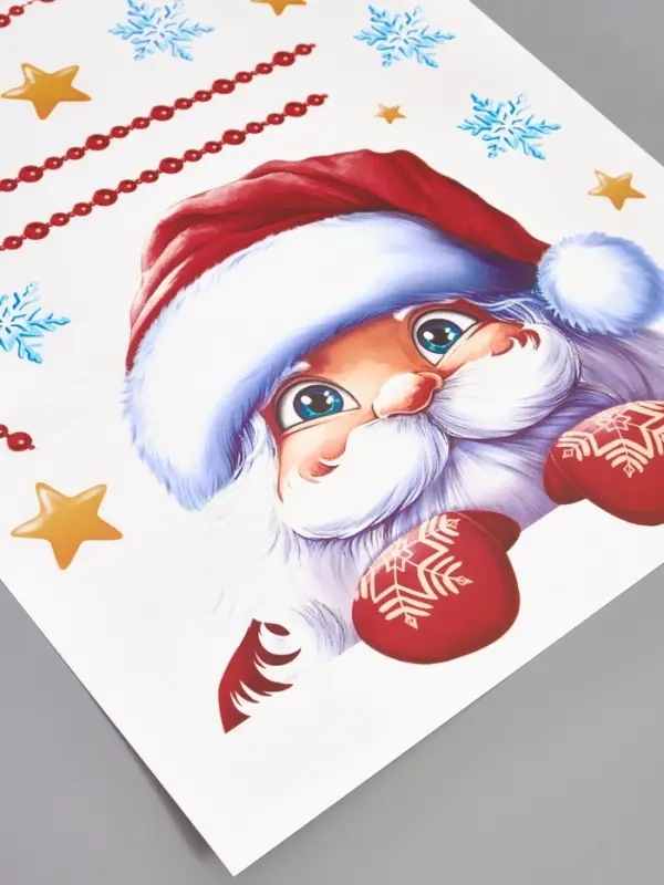 Виниловые наклейки «Новогодняя история», 35 × 50 см, 4 листа Виниловые наклейки «Новогодняя история», 35 × 50 см, 4 листа