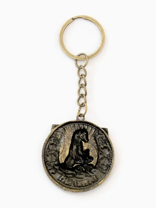 Брелок металл штамповка "Приношу удачу"