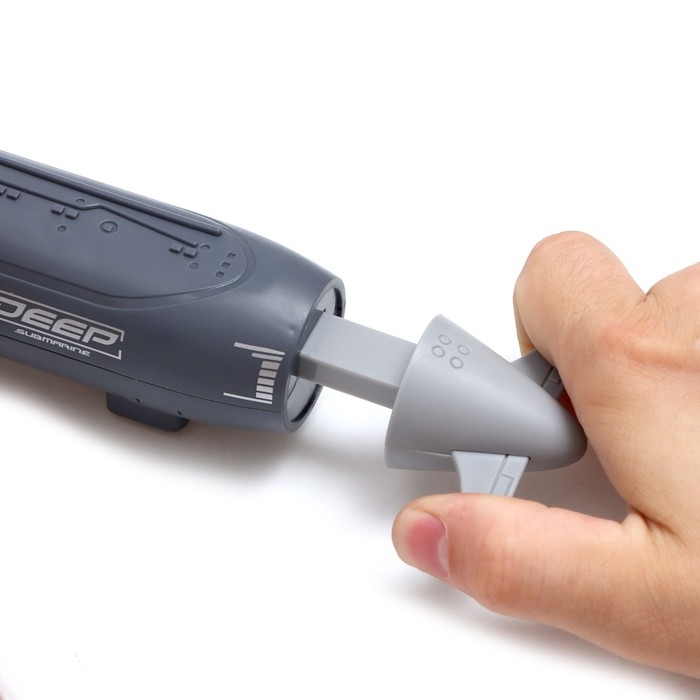 Игровой набор «Подводная лодка», стреляет ракетами, подвижные элементы, цвет темно-серый Игровой набор «Подводная лодка», стреляет ракетами, подвижные элементы, цвет темно-серый