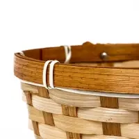 Корзина плетёная, d=21&times;10/24 см, бамбук