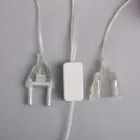 Гирлянда &laquo;Нить&raquo; 5 м с насадками &laquo;Розы жёлтые&raquo;, IP20, прозрачная нить, 20 LED, свечение тёплое белое, 220 В