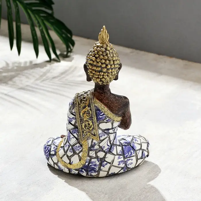 Фигурка полистоун TAKE IT EASY &laquo;Будда&raquo;, мозаика, 15&times;8&times;21 см