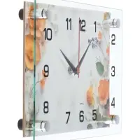 Часы настенные интерьерные &laquo;Цветочная фантазия&raquo;, 20&times;26 см