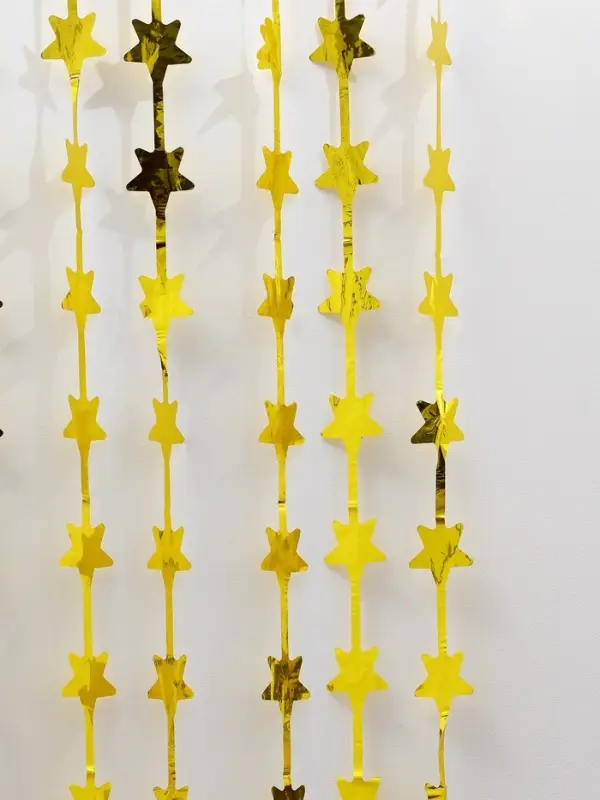 Занавес для фотозоны &laquo;Звёзды&raquo; цвет золотой 1*2 м