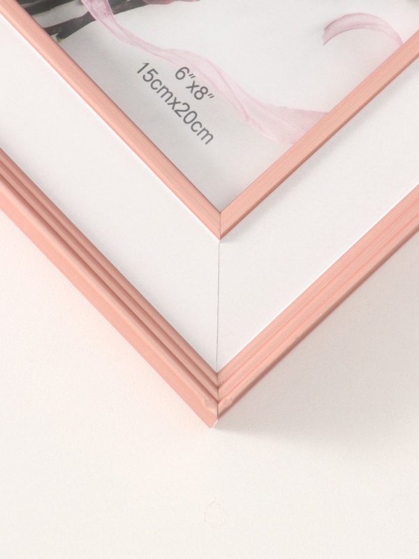 Фоторамка пластик 15х20 см Фоторамка пластик 15х20 см "Романтизм" розовая 2,5х21,2х26,2 см