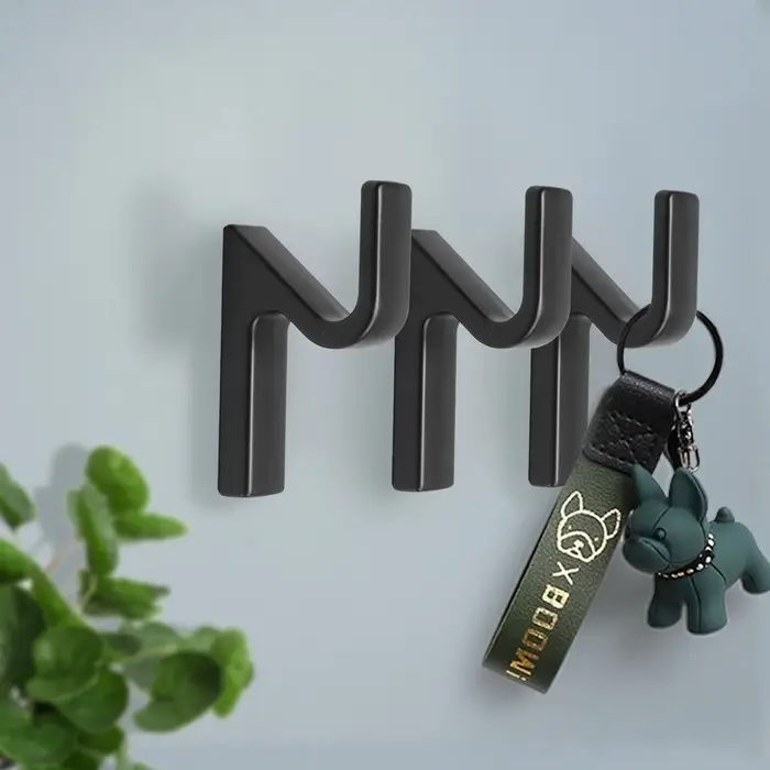 Крючок мебельный CAPPIO ANEMONE, однорожковый, цвет черный