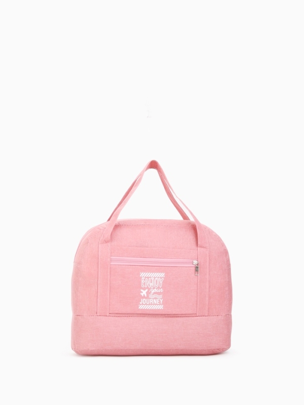 Сумка дорожная на молнии, розовая Сумка дорожная на молнии, розовая