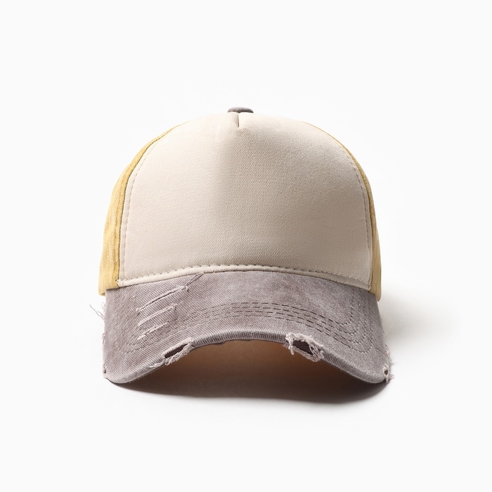 Кепка мужская MINAKU, цвет горчичный, размер 56-58 Кепка мужская MINAKU, цвет горчичный, размер 56-58