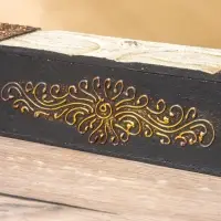 Шкатулка "Будда" 32х7х7 см, МДФ Шкатулка "Будда" 32х7х7 см, МДФ