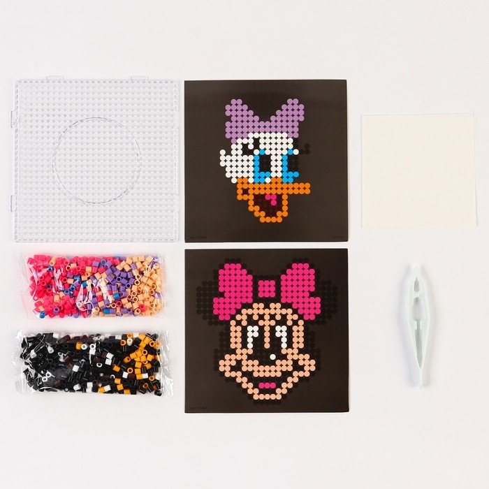 Набор мозаек 3 в 1 «Единорог и Минни Маус», Авквамозайка, Термомозайка и мозаика из EVA, 4+ Набор мозаек 3 в 1 «Единорог и Минни Маус», Авквамозайка, Термомозайка и мозаика из EVA, 4+