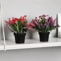 Искусственный цветок в горшке &laquo;Скабиоза&raquo;, 7&times;14 см, МИКС