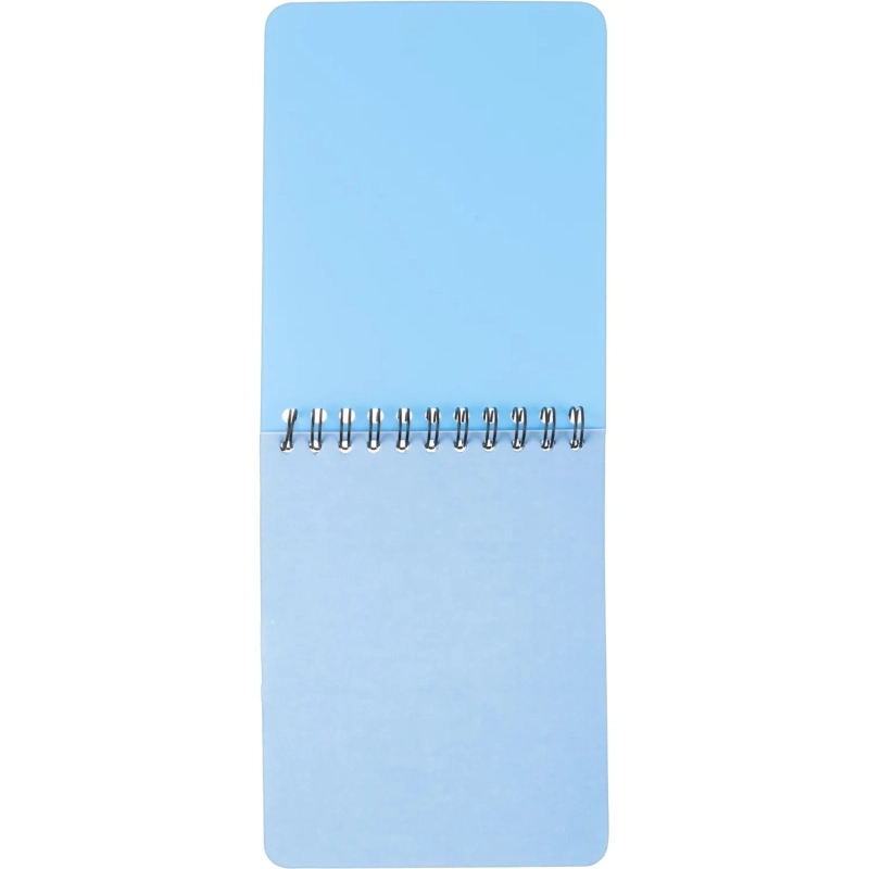 Блокнот А6,60л,кл,спир,пласт.обл,тонир.бл. Attache Bright colours Голубой