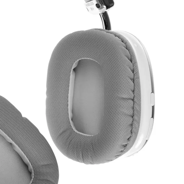 Наушники беспроводные, полноразмерные, RX-8, Bluetooth 5.3, с шумоподавлением, с микрофоном, AUX, 400 мАч, серебристые