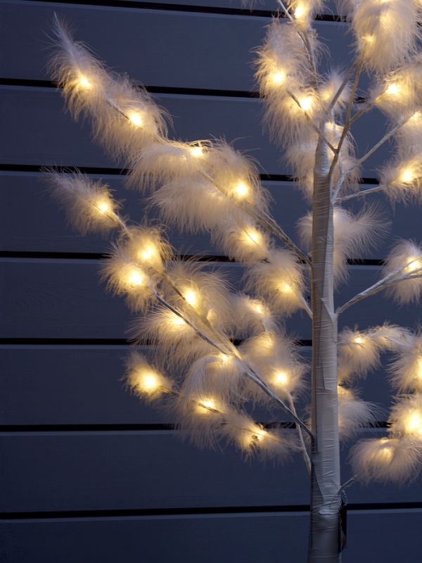 Светодиодное дерево «Перья» 1.5 м, 300 LED, постоянное свечение, 220 В, свечение тёплое белое Светодиодное дерево «Перья» 1.5 м, 300 LED, постоянное свечение, 220 В, свечение тёплое белое