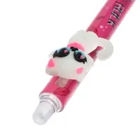 Ручка гелевая со стираемыми чернилами 0,5 мм, стержень синий, корпус тонированный