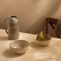 Салатники SL Home &laquo;Леггеро&raquo;, 1.2 л, d=18.5 см, набор 2 шт., фарфор, бежевые