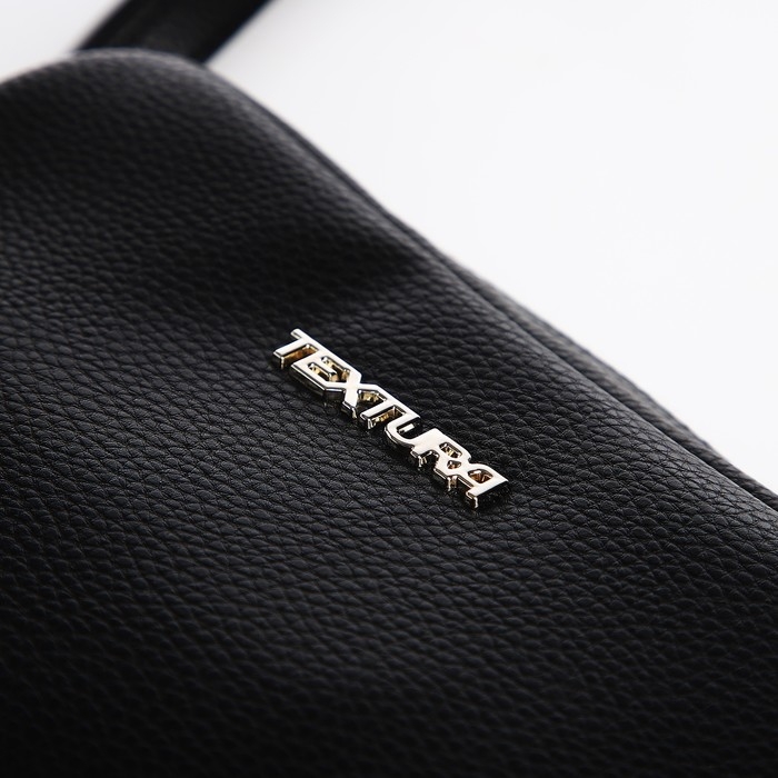 Сумка женская через плечо TEXTURA, маленький размер, цвет чёрный Сумка женская через плечо TEXTURA, маленький размер, цвет чёрный