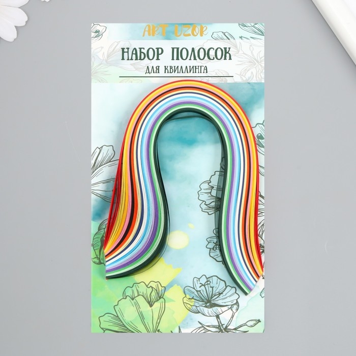 Полоски для квиллинга 150 полосок Полоски для квиллинга 150 полосок "Разноцветные" ширина 0,5 см длина 20 см