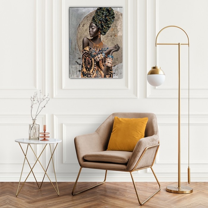 Картина по номерам «Африканская девушка», 21 цвет, с поталью, 40 × 50 см Картина по номерам «Африканская девушка», 21 цвет, с поталью, 40 × 50 см