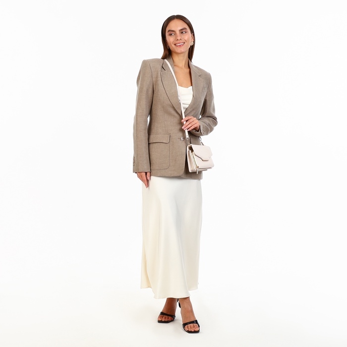 Сумка женская на молнии, цвет белый Сумка женская на молнии, цвет белый