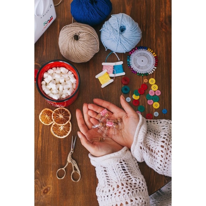 Баночки для хранения бисера, d = 1,2 × 3 см, 10 шт