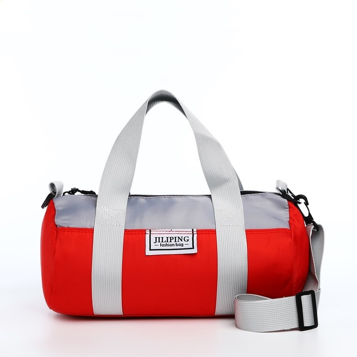 Сумка молодёжная на молнии, цвет красный Сумка молодёжная на молнии, цвет красный