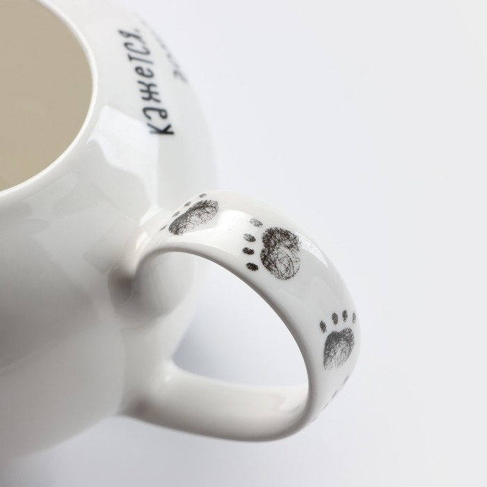 Сливочник фарфоровый «Винни Пух», 430 мл